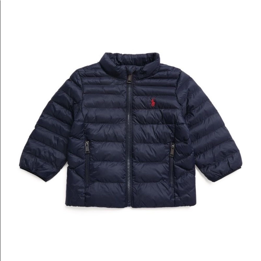 EUC Ralph Lauren Baby Navy Blue Puffer Jacket (9m)